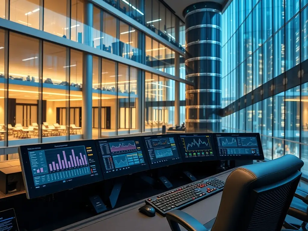 Enhanced image of a building management project featuring modern control systems.